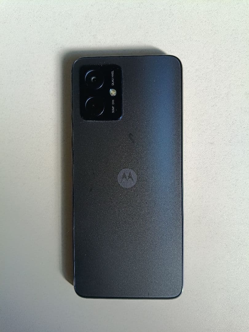 moto g64y 5G 本体 SIMフリー スペースブラック 手帳型ケース付き