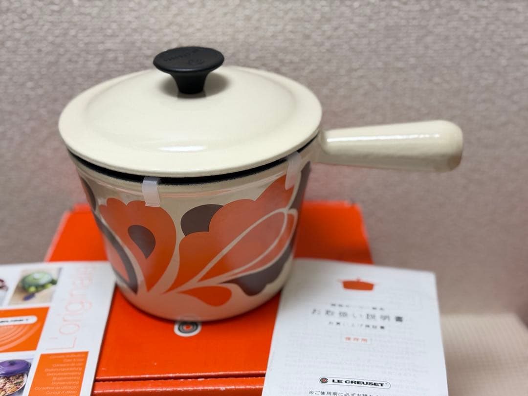 ル・クルーゼ LE CREUSET ピーコック ウィンザーポットオレンジ