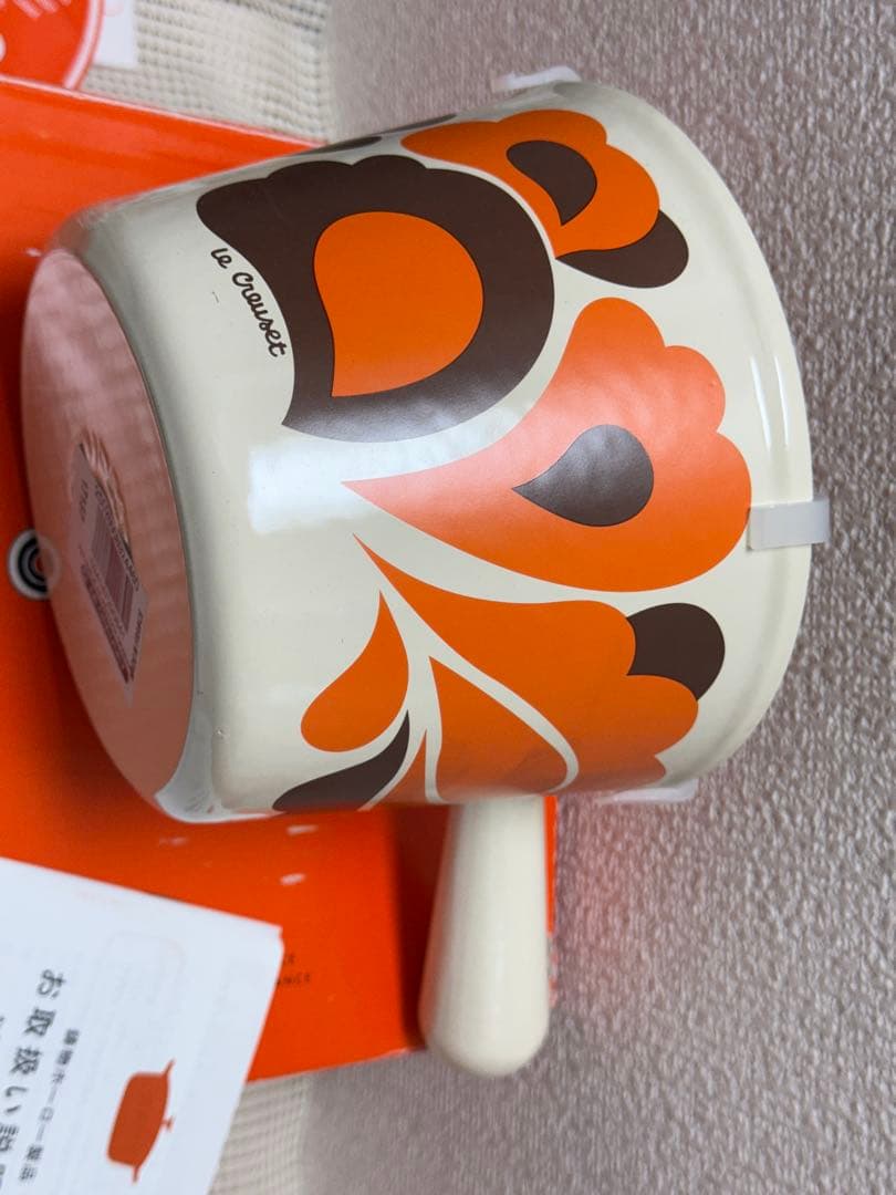 ル・クルーゼ LE CREUSET ピーコック ウィンザーポットオレンジ