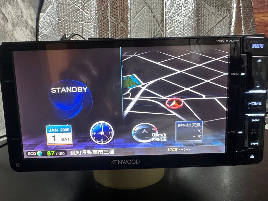 KENWOOD MDV-X701W GPSナビ付きオーディオ