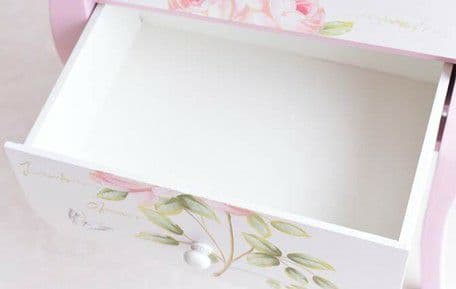 要問合せ♥️美しい薔薇空間♥️チェスト　ミニテーブル　薔薇ペイント　バラ　ローズ