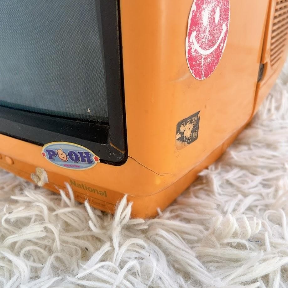 National TH-11S1 ブラウン管テレビ 昭和レトロ リモコン付き