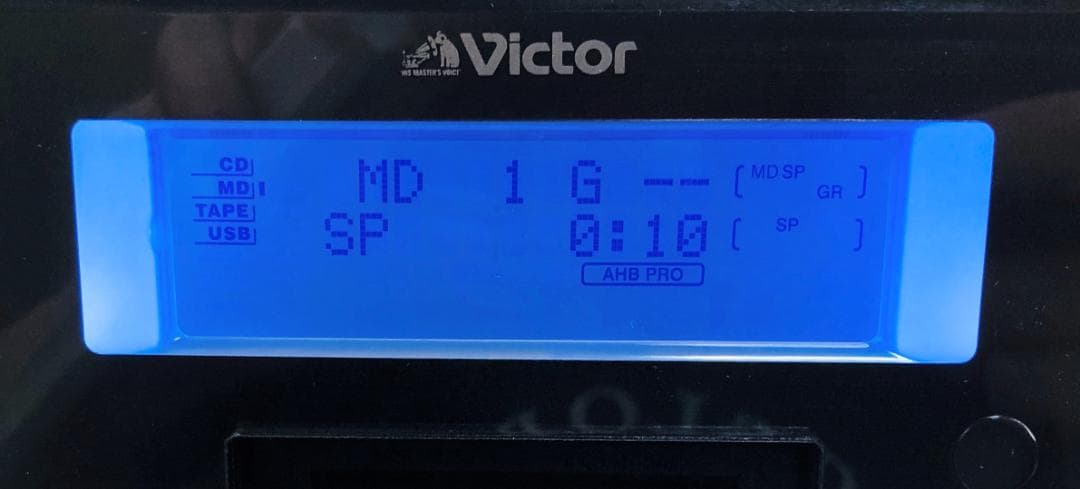 JVCケンウッド ビクター マイクロコンポーネントMDシステム UX-Z2-B