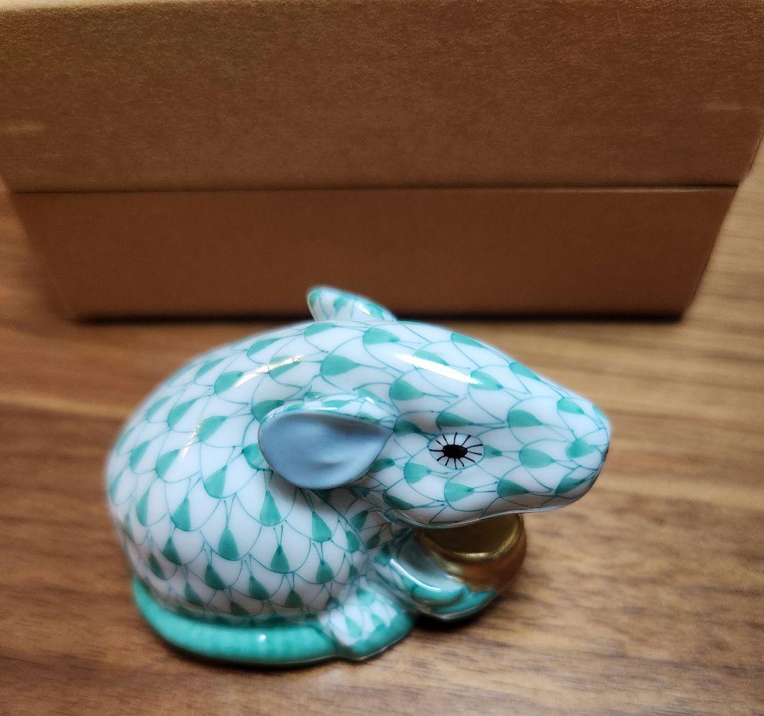 ヘレンド　干支（子）置物