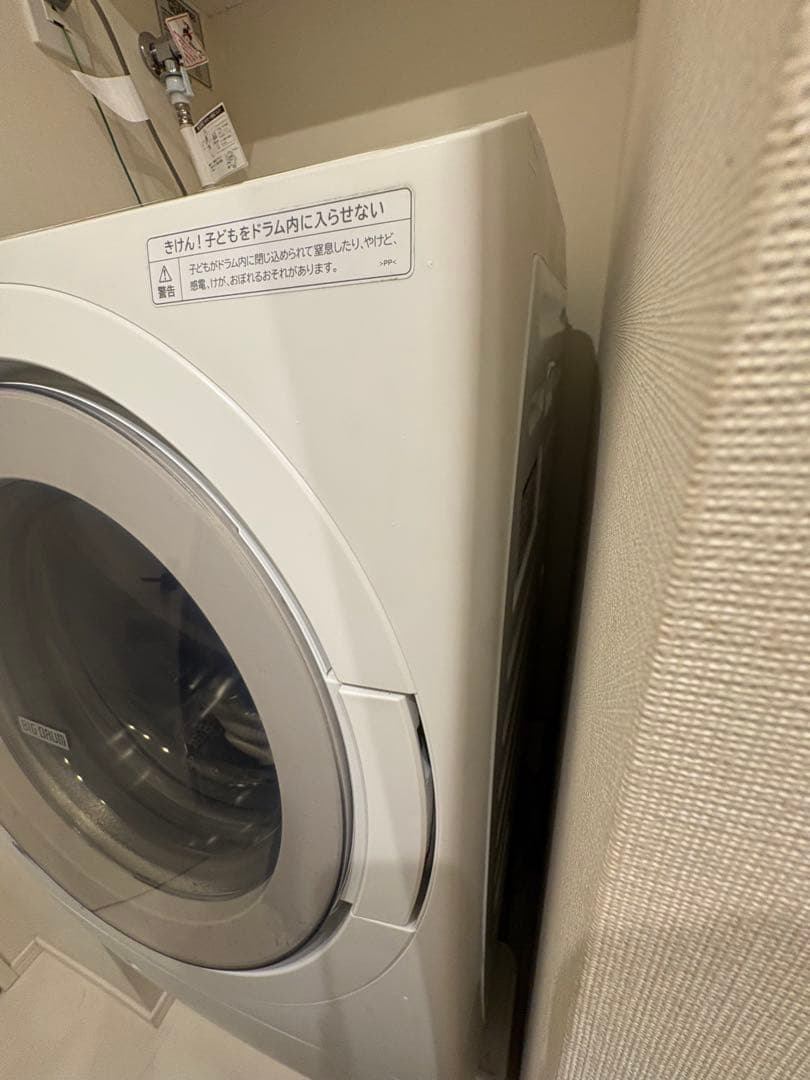 ドラム式洗濯機本体　日立BD-STX120HR(W)