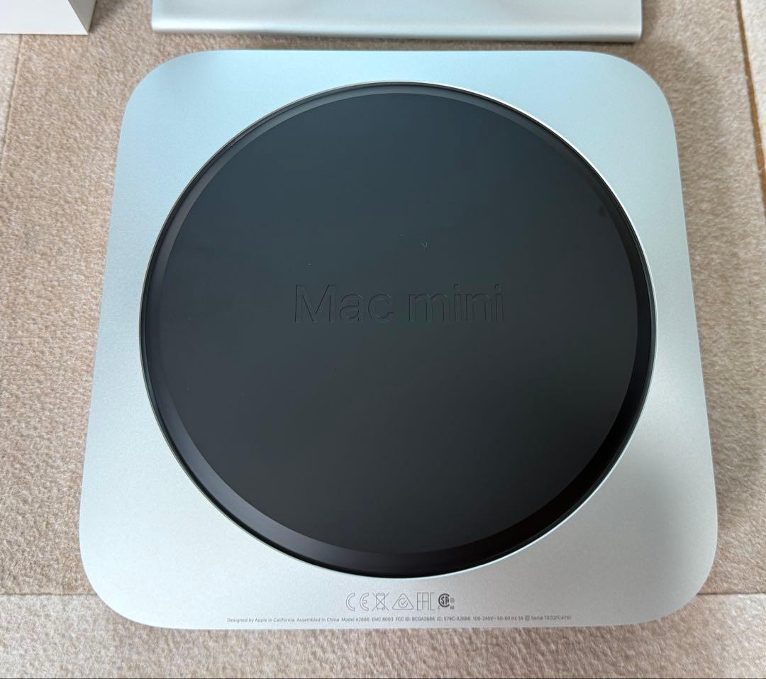 Mac mini M2 8C CPU/10C GPU/8GB/256GB 保証有