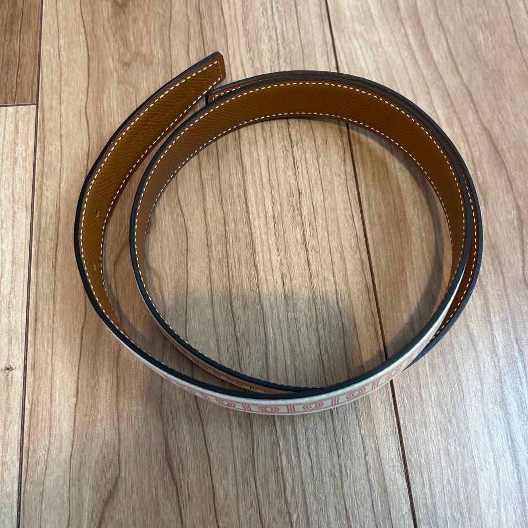 最終値下☆エルメス　ミニコンスタンス　ベルトのみ シェーヌダンクル模様　75