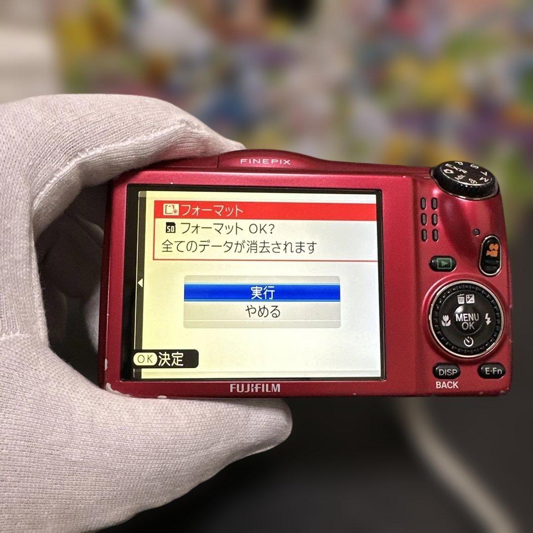 FUJIFILM FINEPIX F820EXRレッド中古良品
