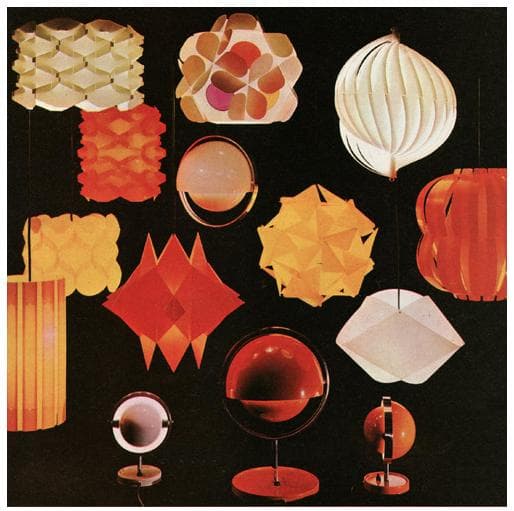 70'S デンマーク製「フラットパック」ペンダントライト ×2 スペースエイジ