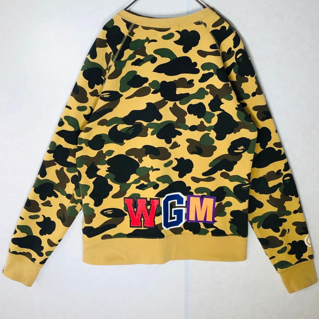 【人気デザイン】アベイシングエイプ シャークスウェット サルカモ Mサイズ