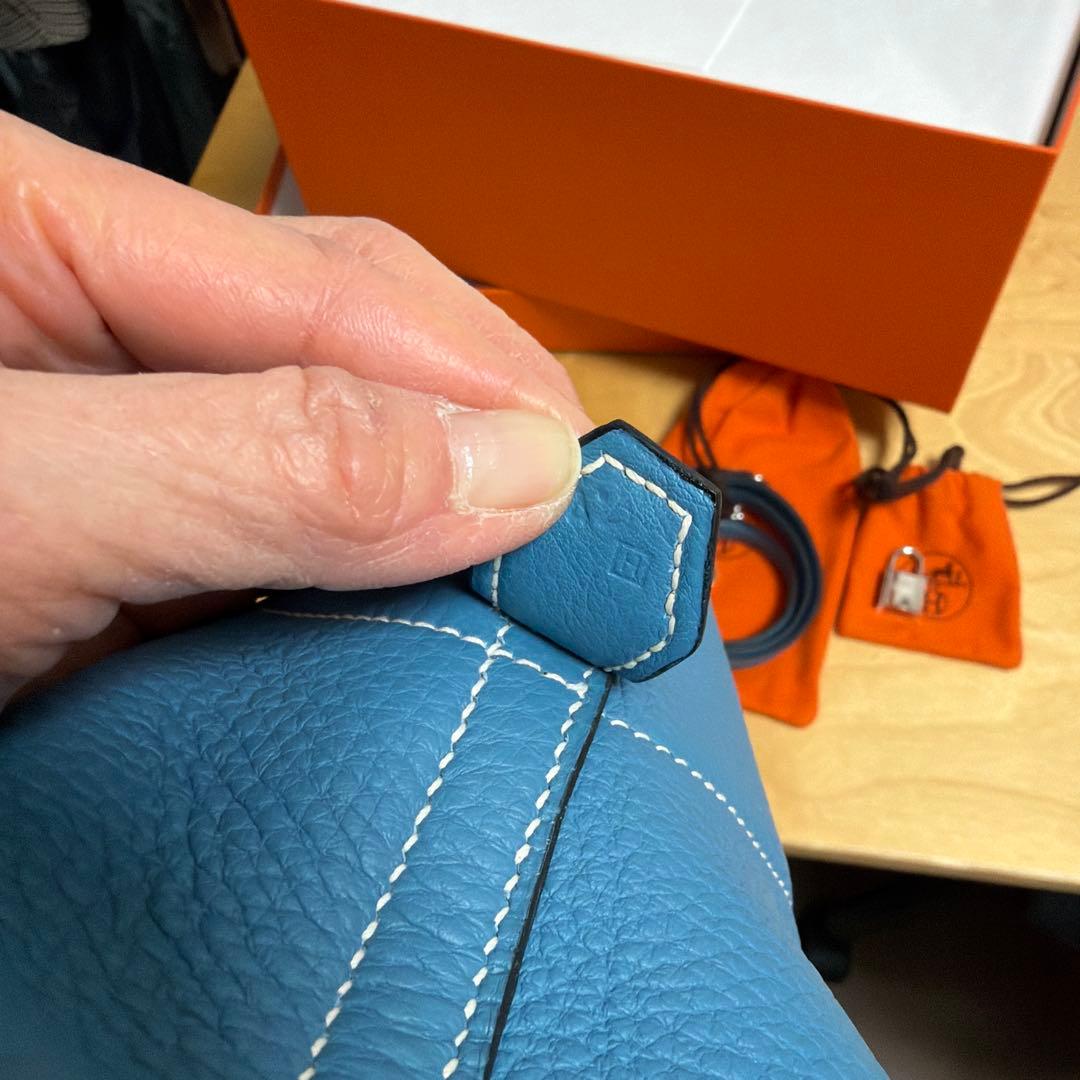 極美品‼️ HERMES エルメス　ボリード　31 ブルージーン　付属品全てあり