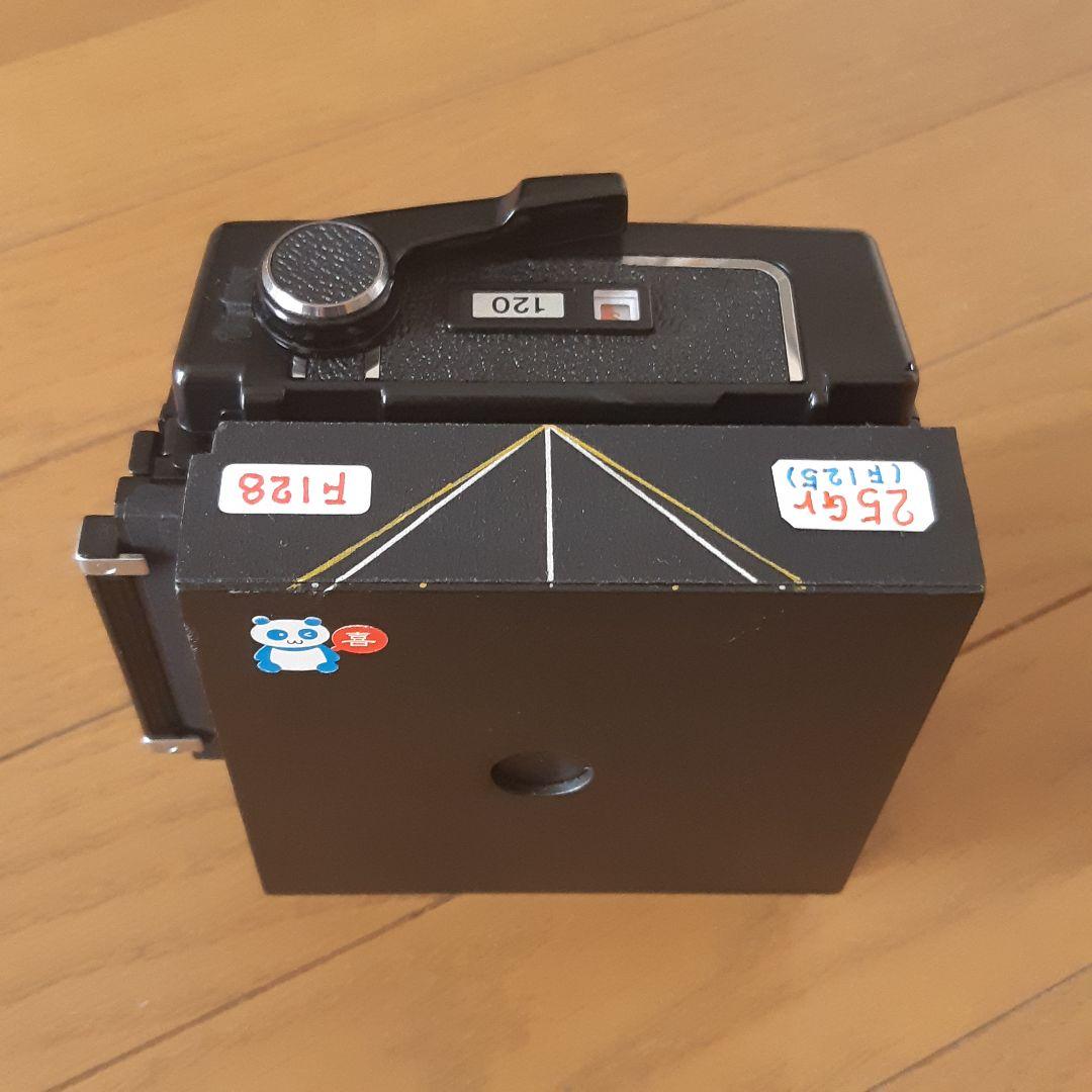 ピンホールカメラ 〈穴ガメ〉25Gr F128　　マミヤ67 SDホルダー付き