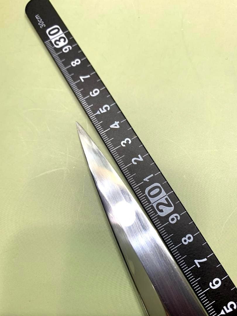 行秀　柳刃包丁　刃渡り25.5cm