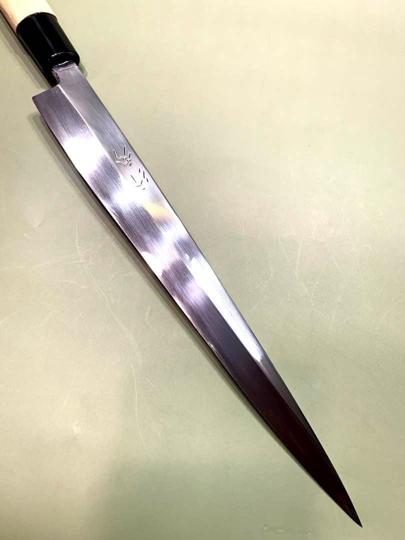 行秀　柳刃包丁　刃渡り25.5cm