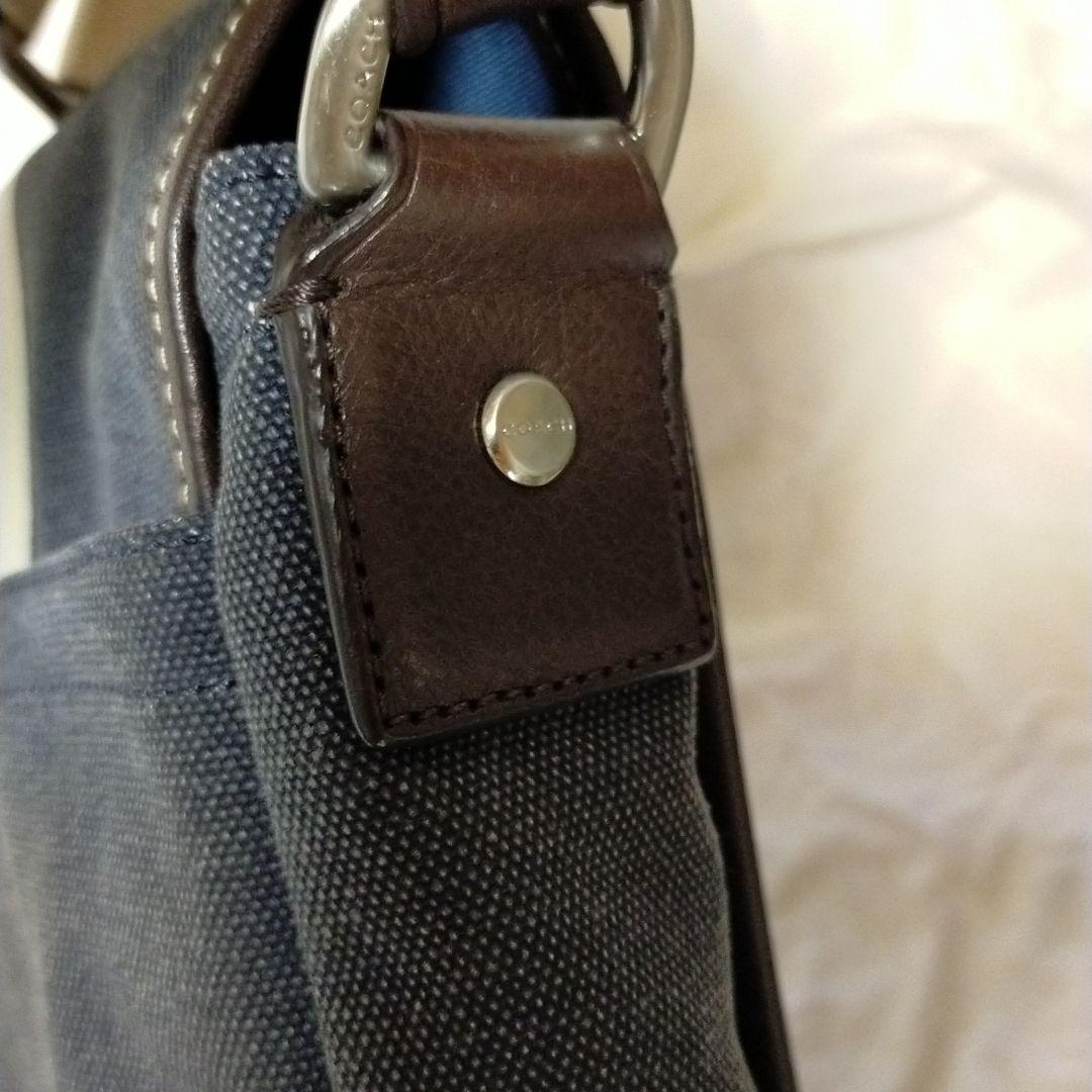 イ*ン様 美品 廃盤入手困難 コーチ メッセンジャーバッグ ユニセックス デニム