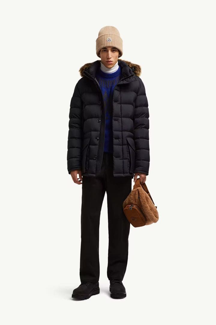 【定価40万⭐️レアサイズ3⭐️】モンクレールクルーニーダウンジャケットネイビー