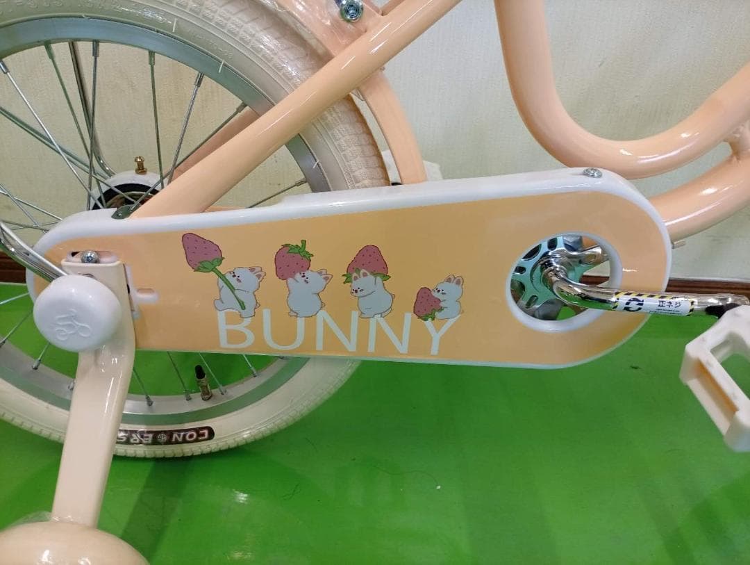 【炎】子供用自転車 BUNNYデザイン 18インチ PINKに変更