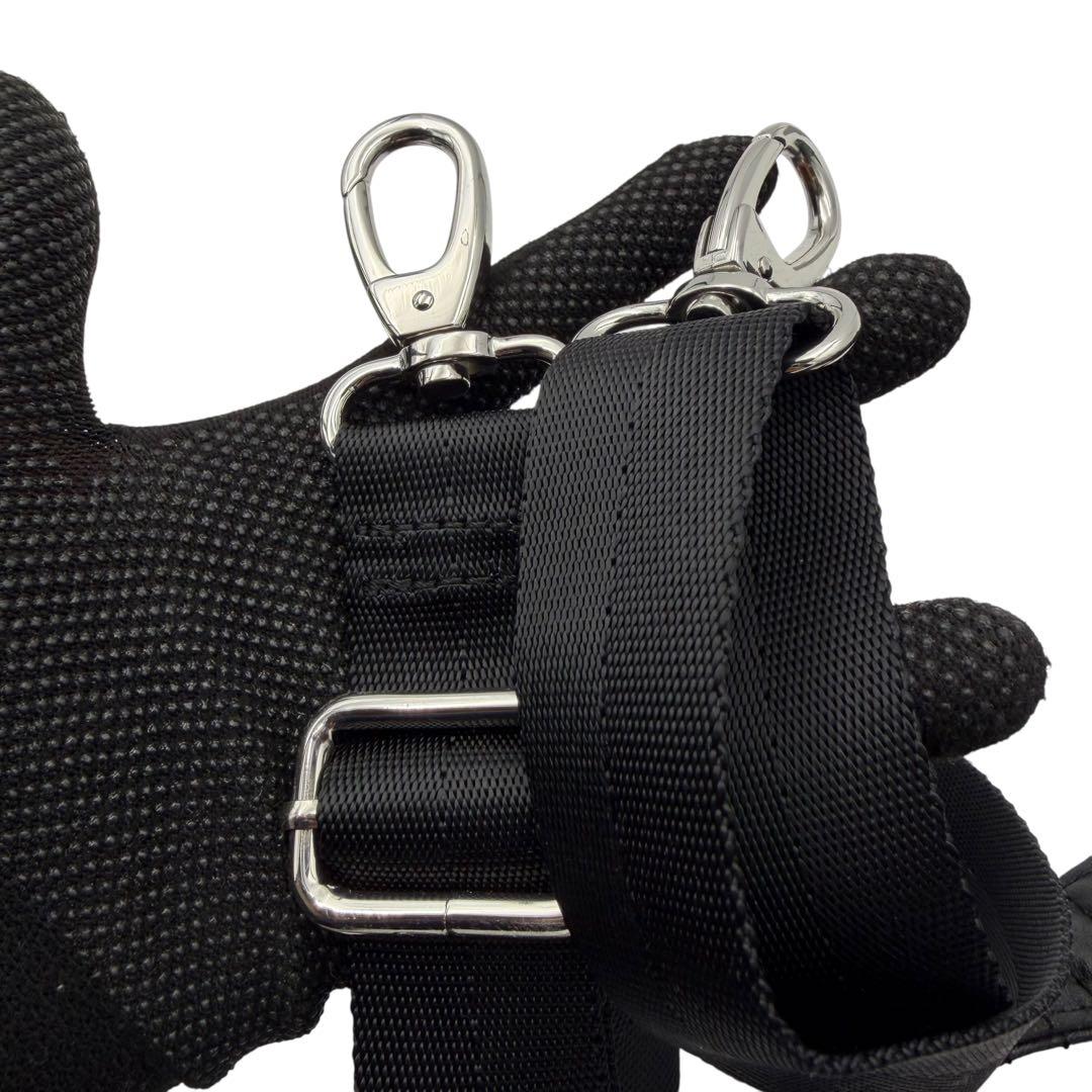 ディーゼル ショルダーバッグ y2k 90s レザー メタルロゴ ブラック 迷彩