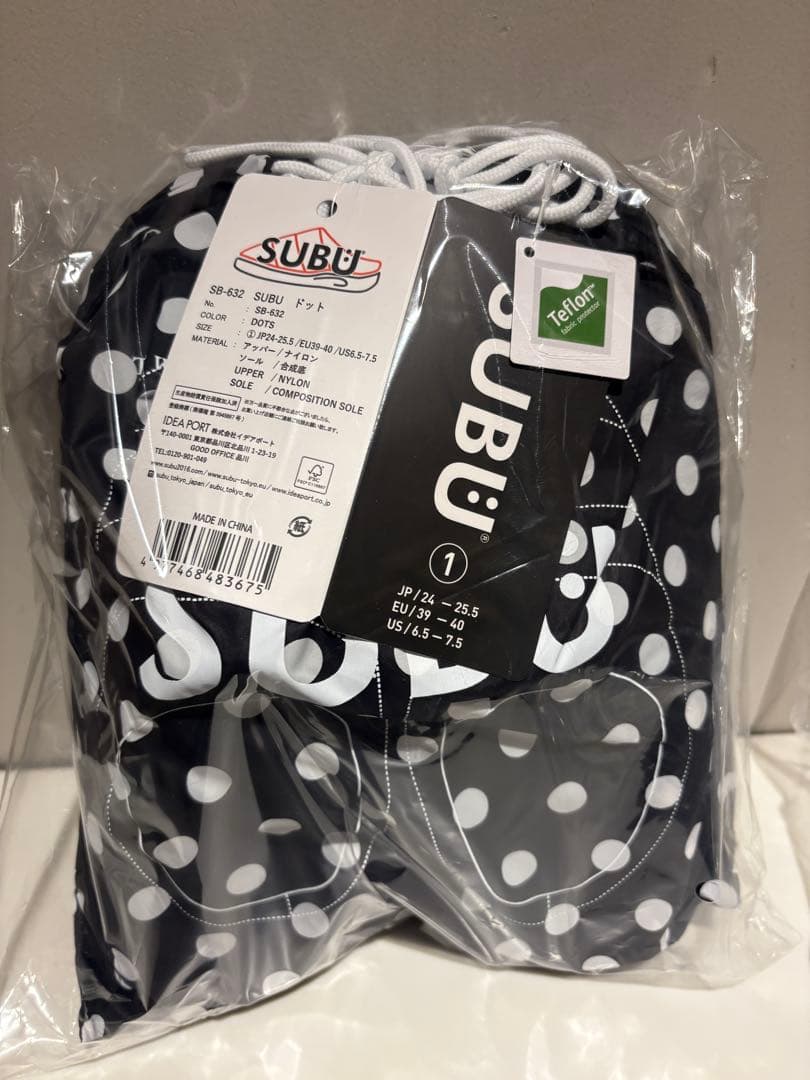 SUBUスブサンダル F-LINE DOTS ドット サイズ1