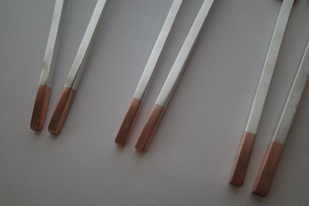 工房アイザワ　純銅洋食器 銀仕上 カトラリーセット