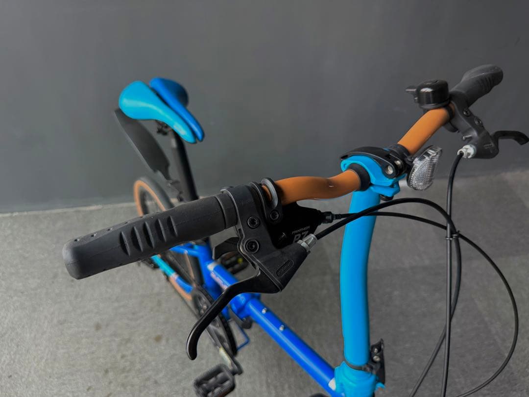 美品 新品未使用 Panther 20インチ折りたたみ自転車 スカイブルー