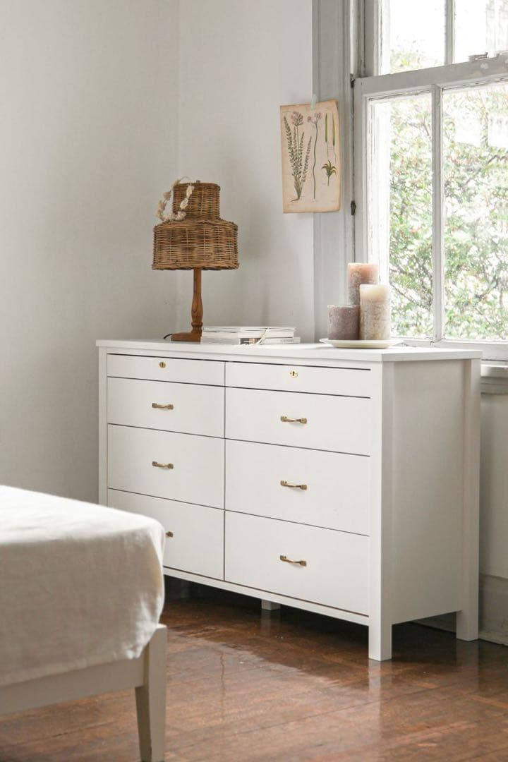 MOMO NATURAL モモナチュラル チェストタンス 引き出し収納 ホワイト