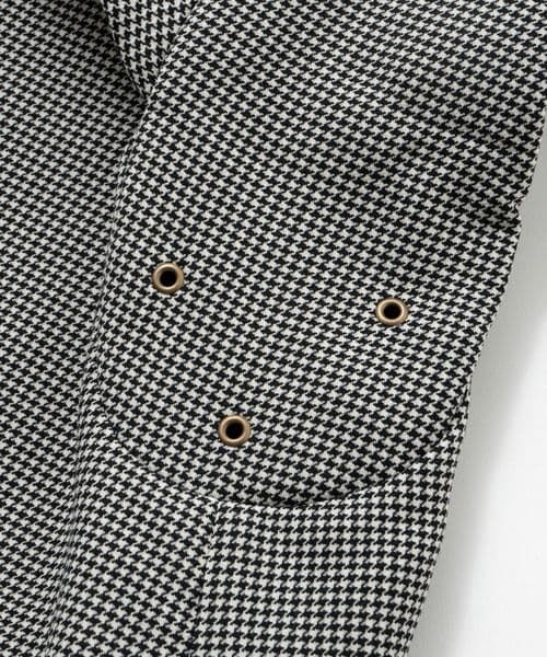 24AW LA MARINE FRANCAISE ウール混 リバーチェックコート