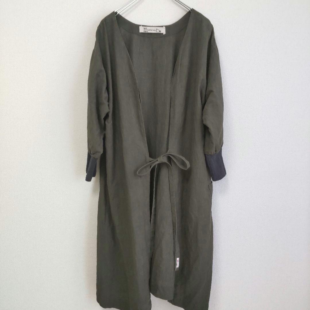 kapoc 1st.　カポック　割烹着　リネン100% 日本製