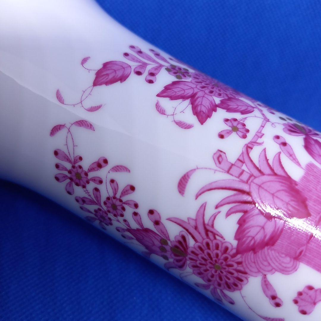 ヘレンド　花瓶「インドの華　ピンク」