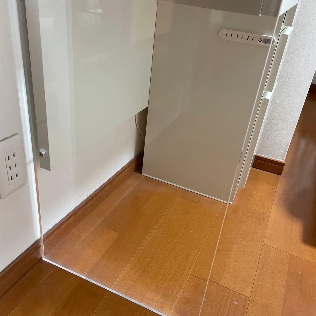 ホワイト ドレッサー ミラー付き