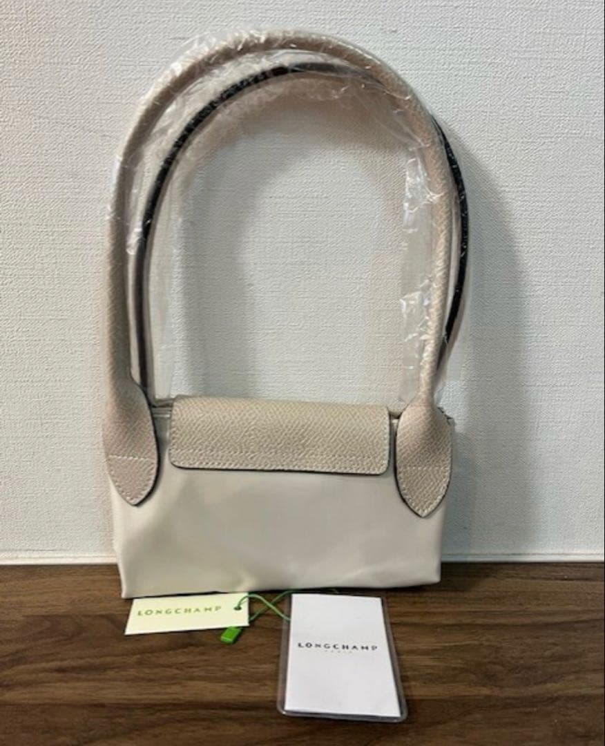 ロンシャン ハンドバッグ ピンクホワイト Lサイズ レディース トートバッグ