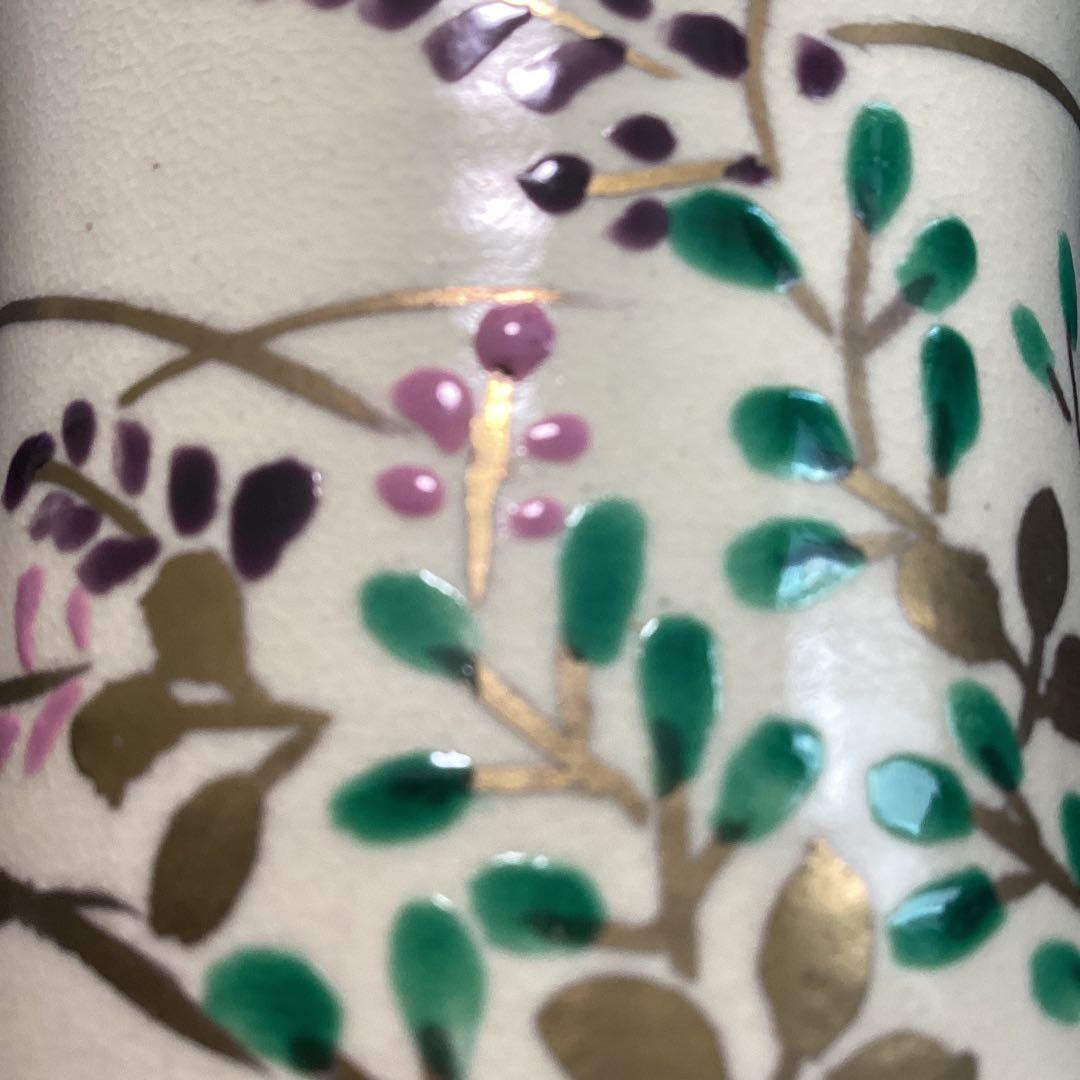 光　　京焼秋草筒向付10客　　新品未使用