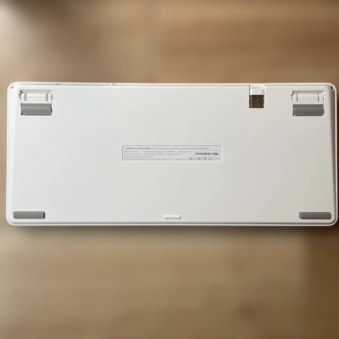 Lofree Flow Lite US配列, 静音スイッチ