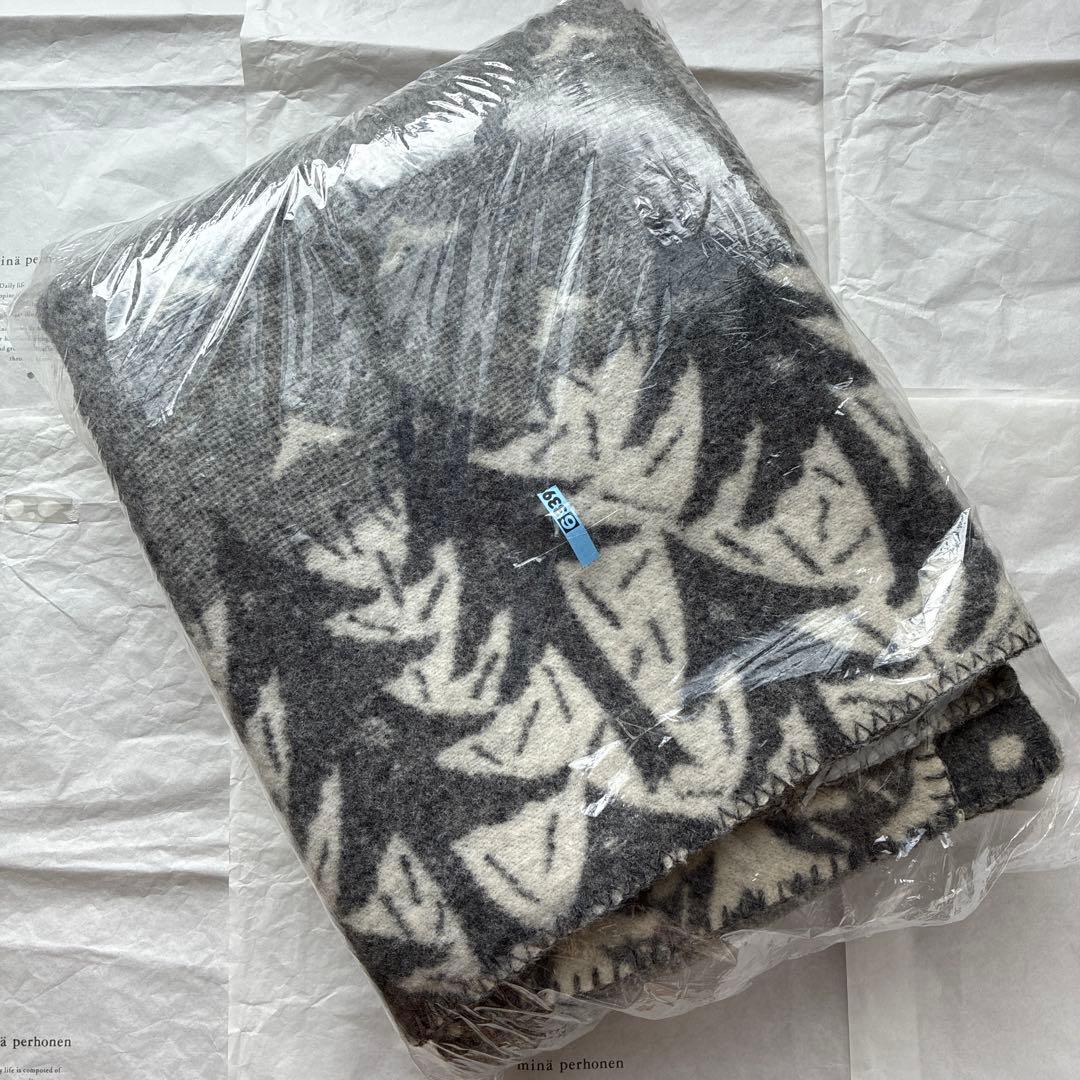 ミナペルホネン × クリッパン　エコウール　ブランケット　シングル