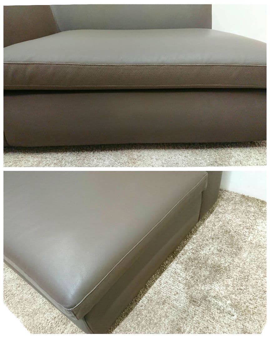 美品 arflex アルフレックス SONA ソーナ 左アーム 本革レザーソファ