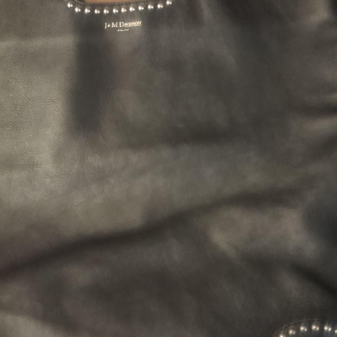ドロワー別注　J.M. Davidson ブラックレザースタッズトート
