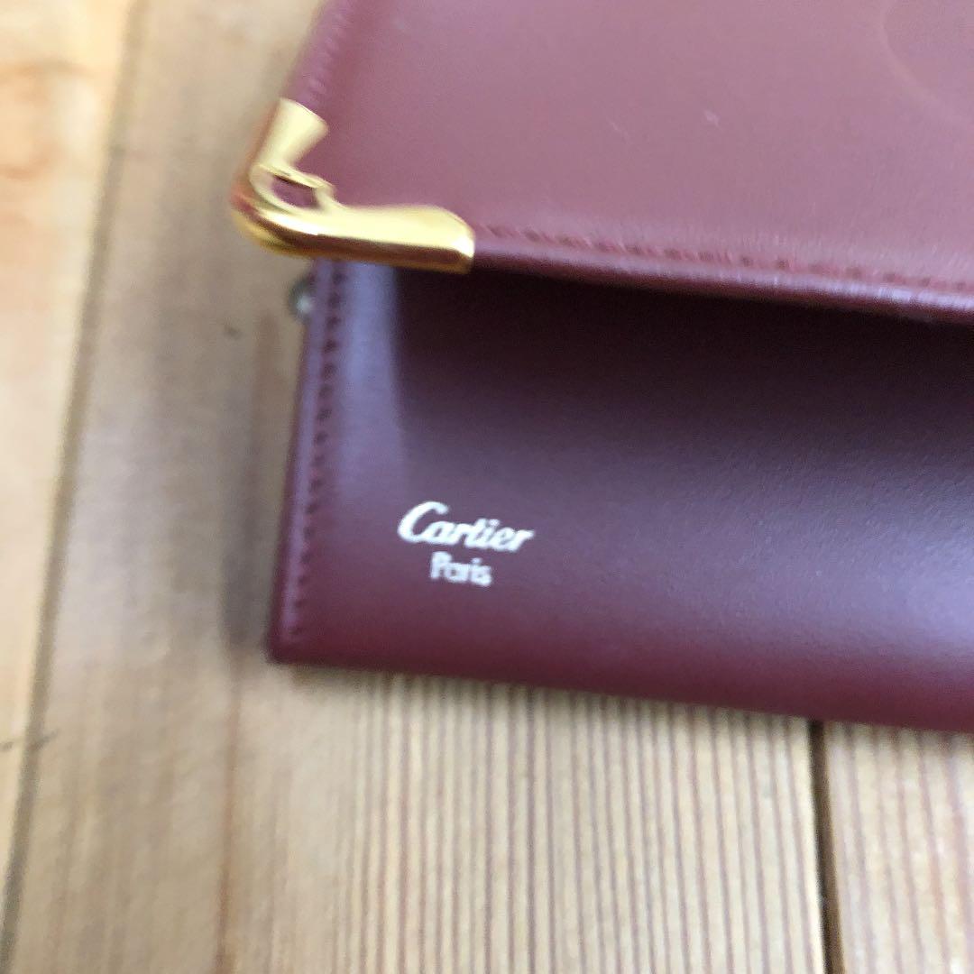 カルティエ　赤　カードケース
