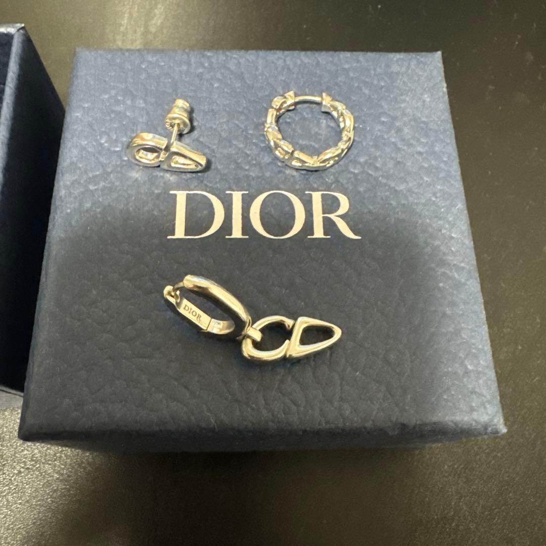 Dior シルバー ピアスセット