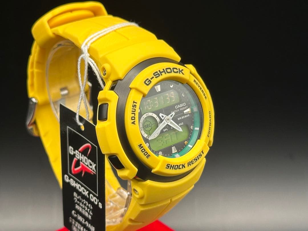 CASIO G-302-9AJF 黄反転液晶 クレイジーイエロー　新品