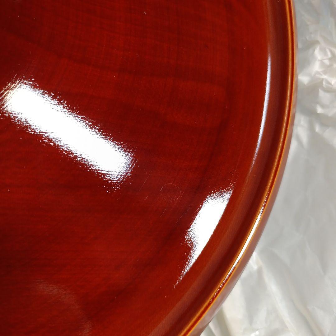 飛騨高山　春慶塗り　漆器の盆とコースターのセット　収納箱あり