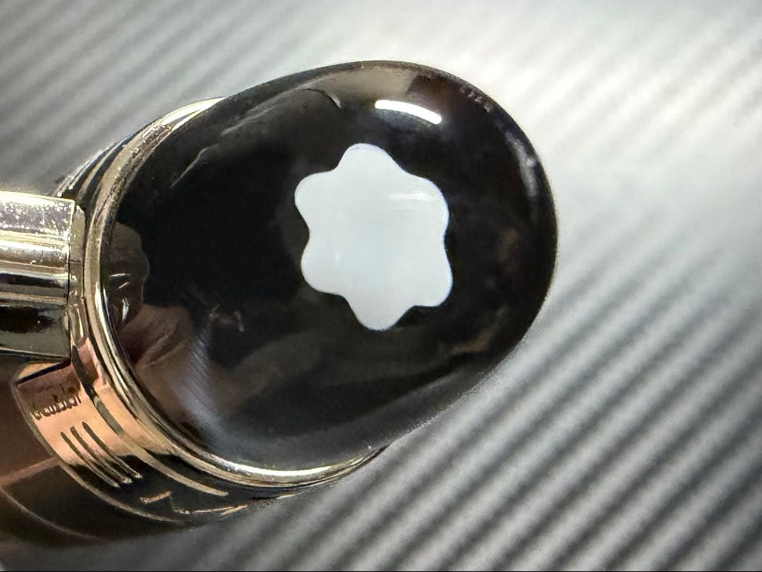 未使用に近い モンブラン スターウォーカー メタルラバー M 中字 万年筆