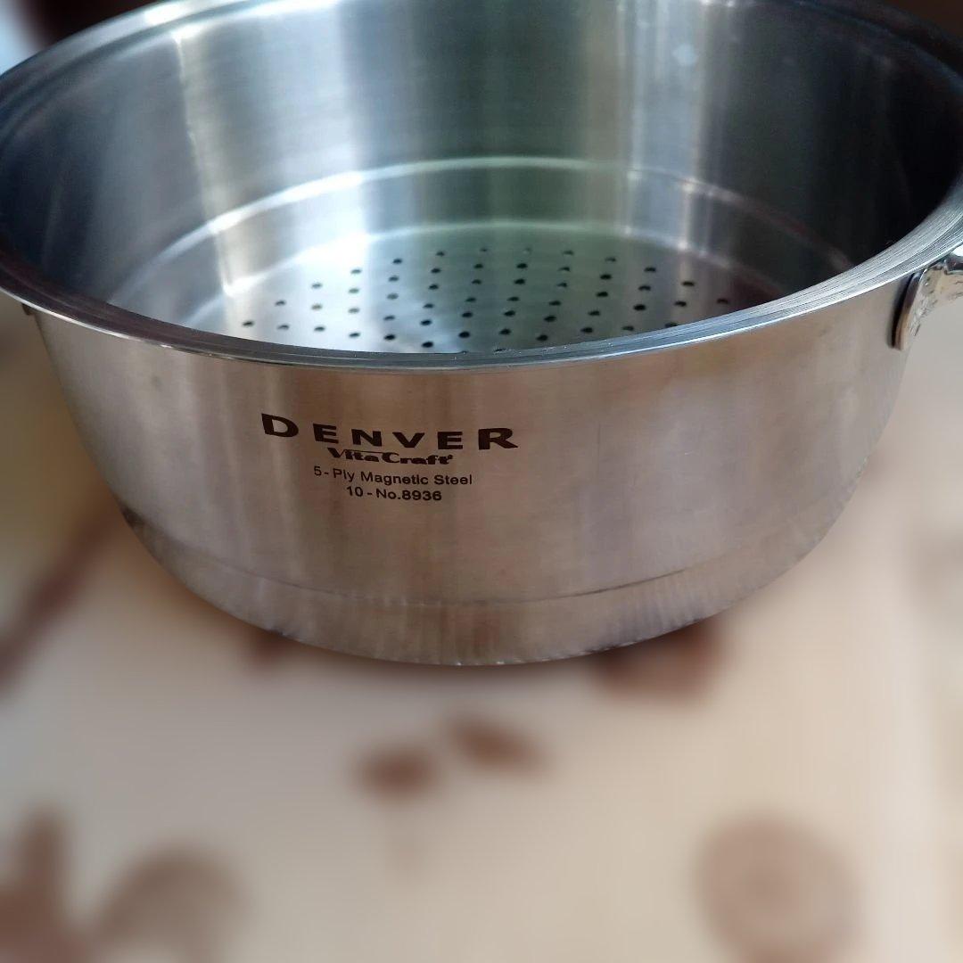 VitaCraft デンバー 両手鍋 22cm　蒸し器　未使用品