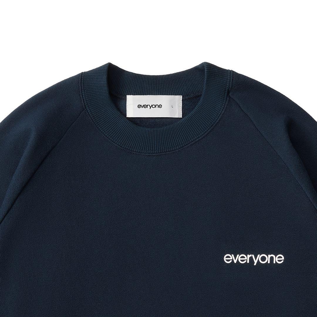 【新品・L】everyone original logo crew sweat