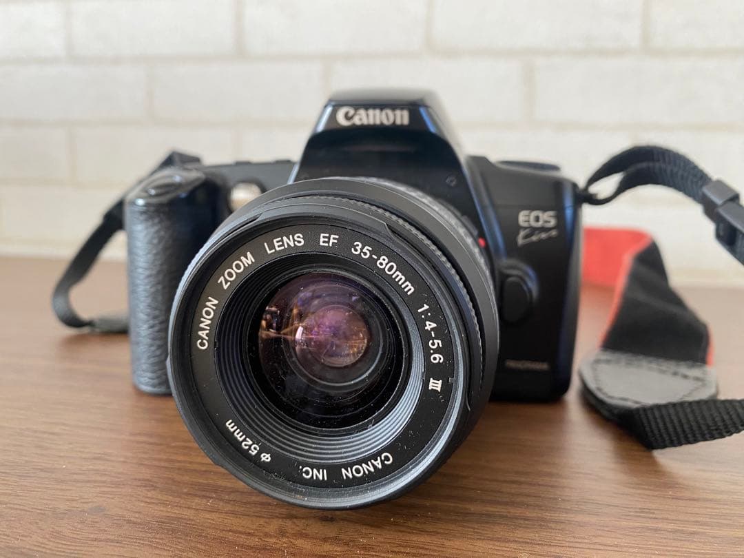 Canon NEW EOS Kiss フィルムカメラ　望遠レンズ付き