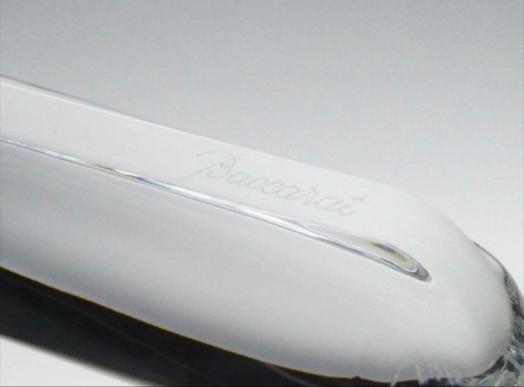 希少！バカラ クリスタル Baccarat 万年筆型 ペーパーウェイト オブジェ