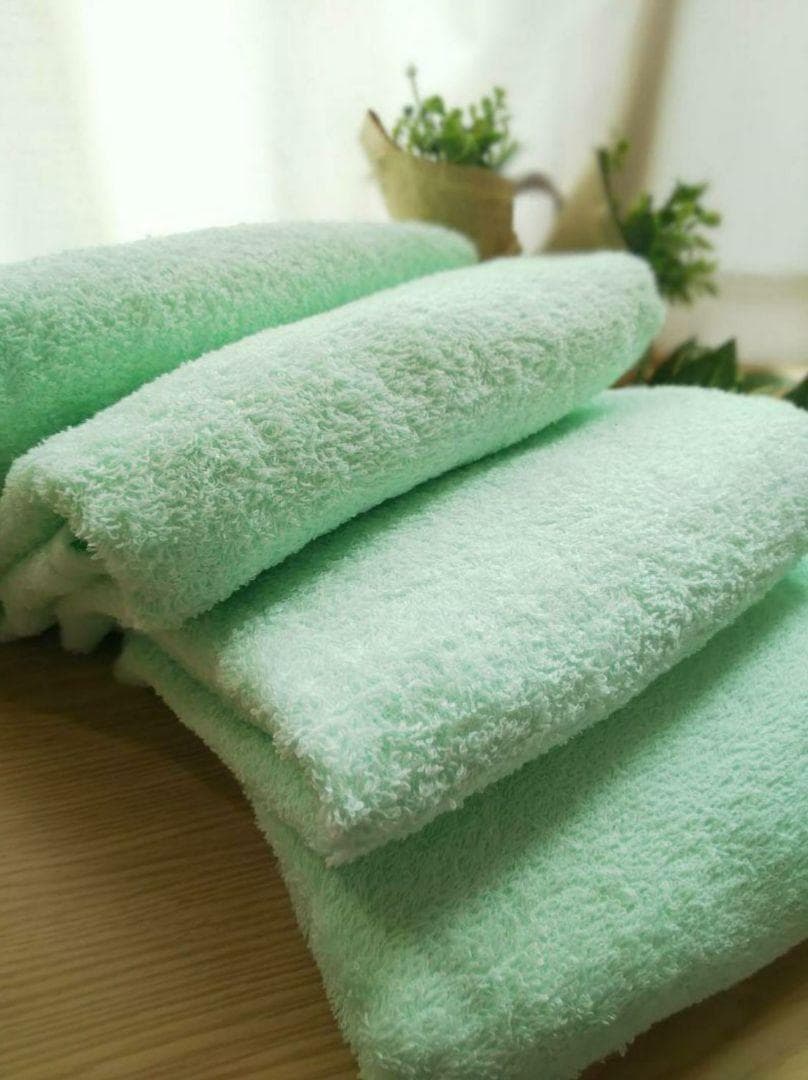 泉州タオル 800匁ライトグリーンバスタオルセット８枚入 タオル新品 まとめ売り