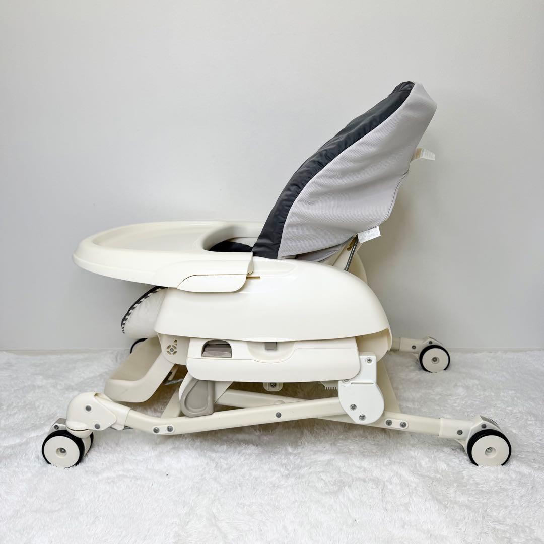 極美品 Combi ネムリラ FF ハイローチェア 手動 テーブル