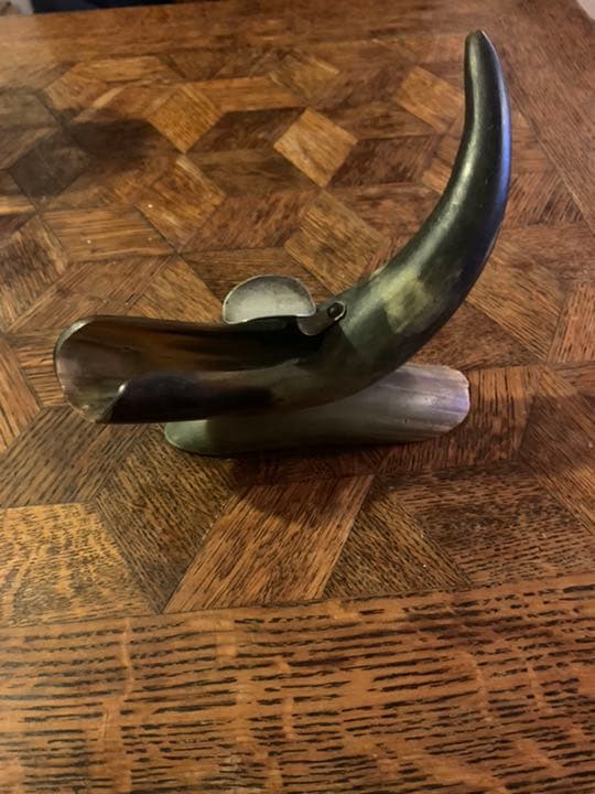 アンティーク　ニューテリトリー　灰皿　角？！