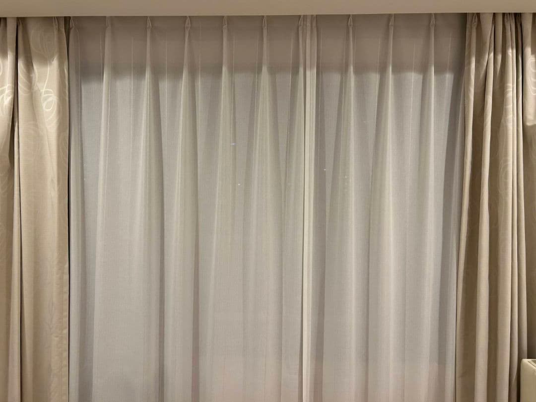 【Rio】ニトリ オーダーカーテン　遮光1級　遮幅154×丈221 ×2枚