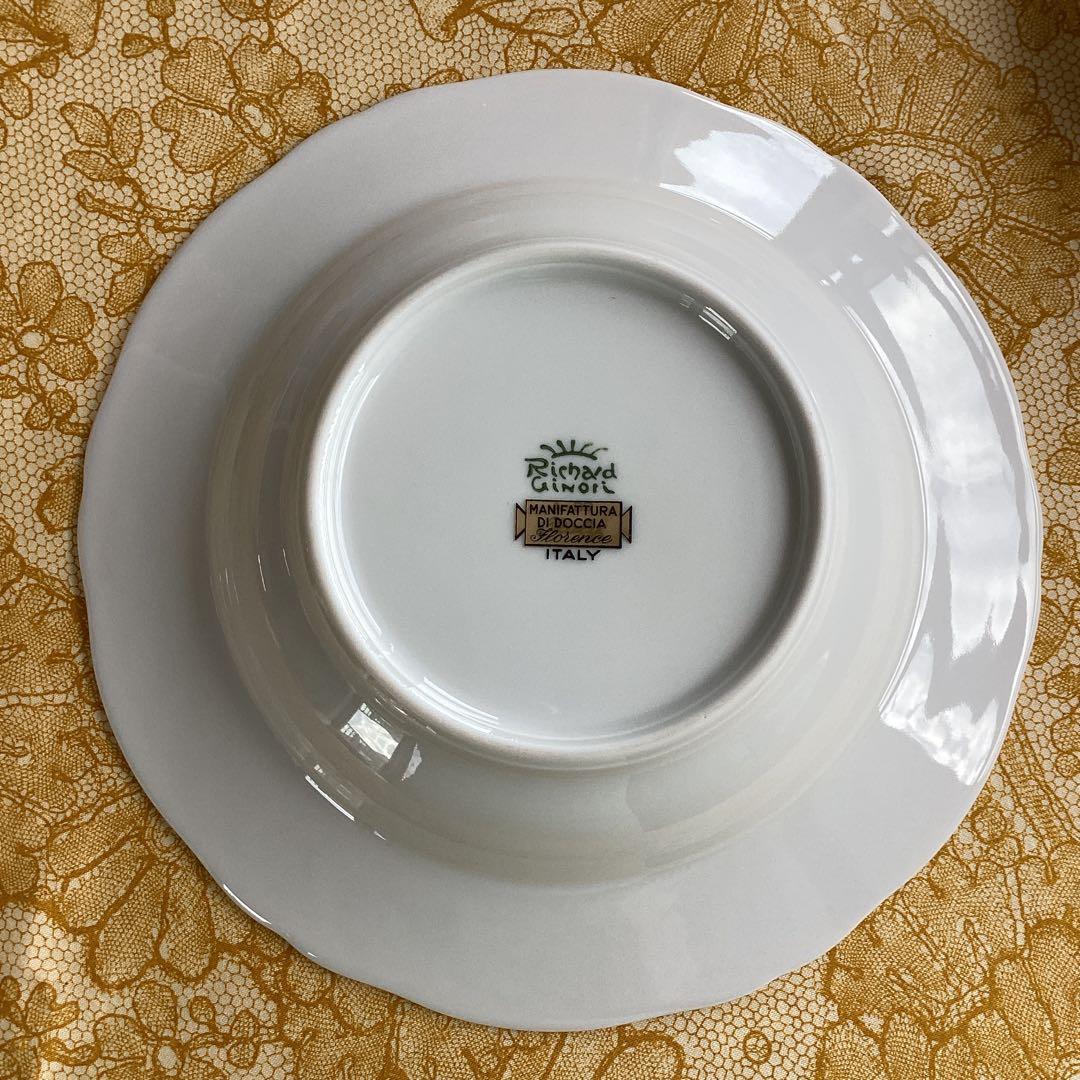 《Richard Ginori イタリアンフルーツ》スープ皿20cm6枚　希少